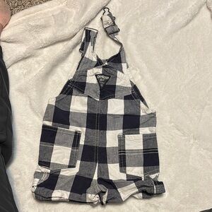 OshKosh B'gosh Black and White Plaid One Piece